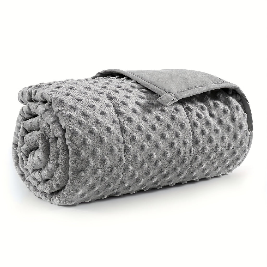 Couette lestée 2,27 kg en minky double face