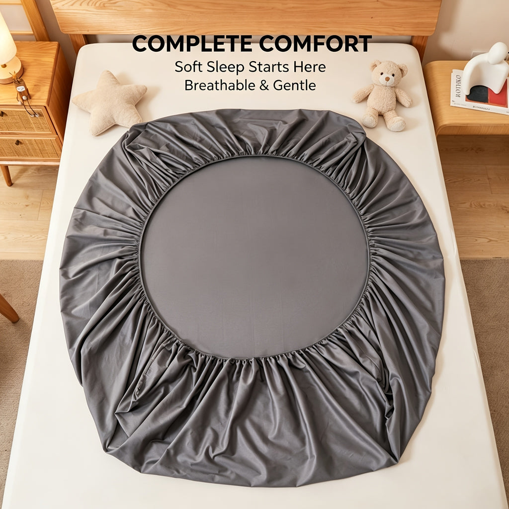 Drap-housse enfant en microfibre, bonnet, 11