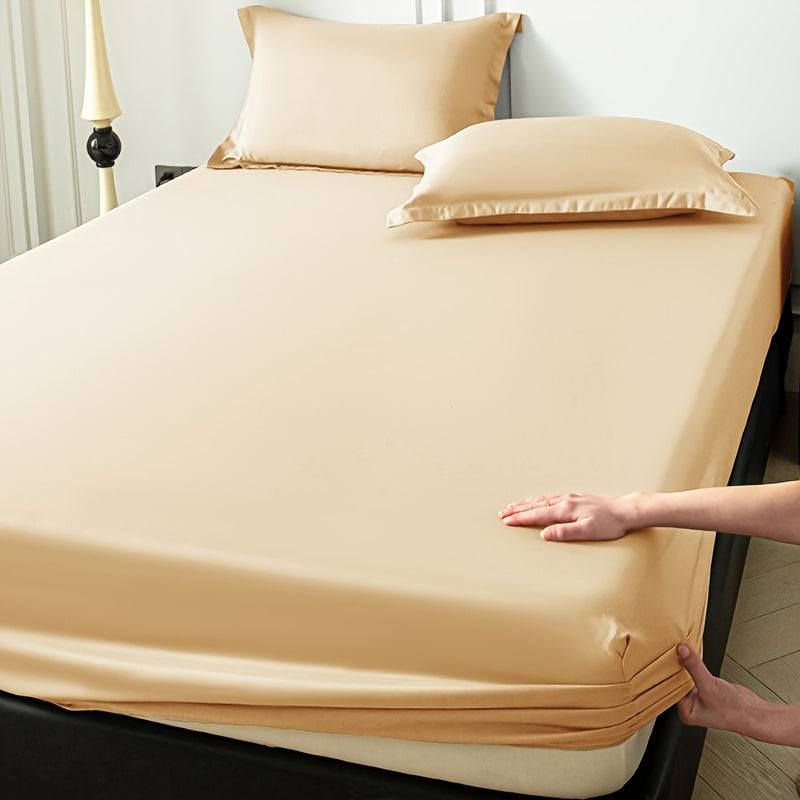 Drap-housse uni en microfibre, 18 formats et 11 coloris