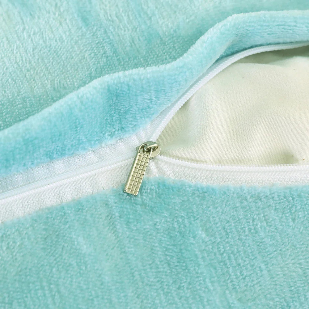 Housse de couette en flanelle polaire, sept imprimés doux