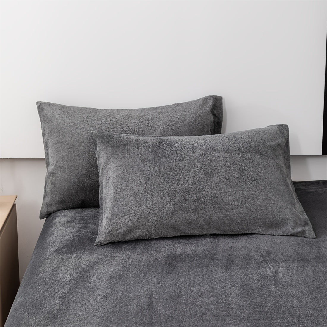 Housse de couette velours de lait épais, cinq teintes sombres