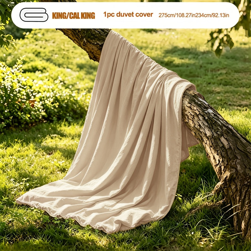 Housse de couette 100 % lin naturel, style nordique — vue 8