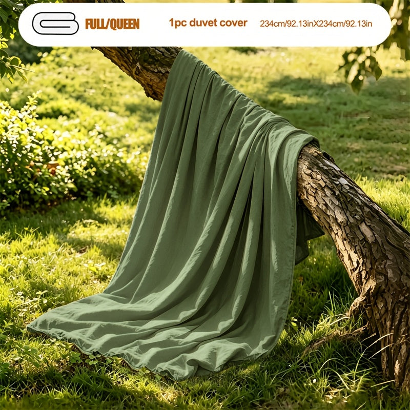 Housse de couette 100 % lin naturel, style nordique — vue 9
