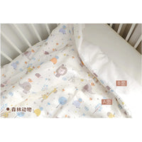Housse de couette bébé en gaze de coton douce pour berceau