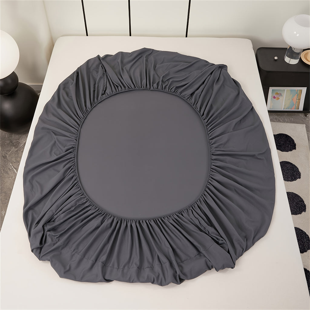 Parure de lit unie 4 pièces en microfibre brossée douce