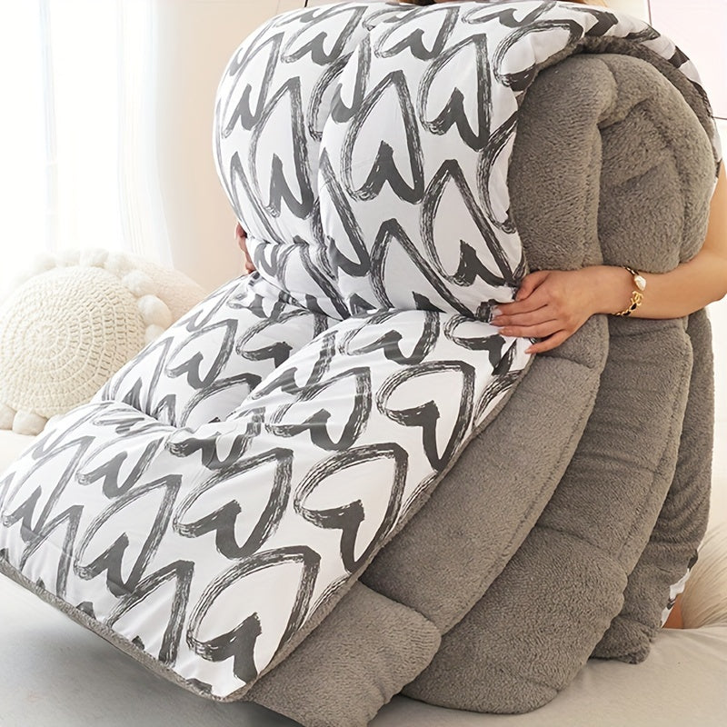 1 couverture chaude  motif cur nouvelle couette dhiver