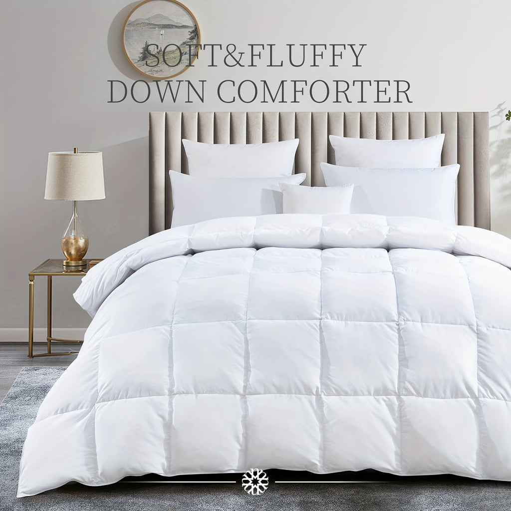 Couette et Duvet en Duvet de Oie et Plumes Confortable pour Toutes Saisons  Insert de Duvet Blanc Luxueux pour Literie dHtel