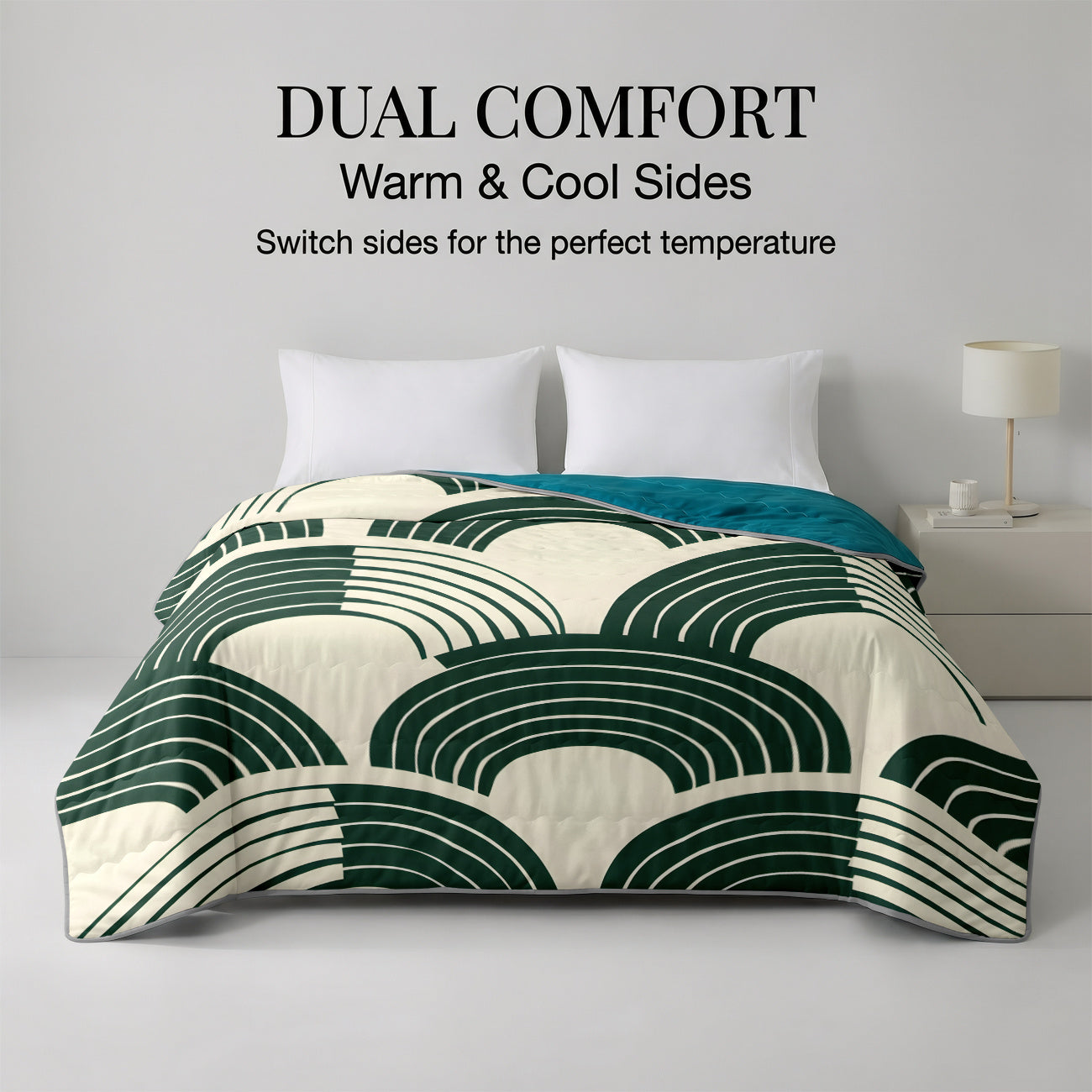 1 pice Couette dt lgre en flanelle et tissu rafrachissant double face couvrelit respirant et doux pour climatiseur couvrelit toutes saisons chaud et frais pour chambre dortoir et chambre damis cadeau idal pour pendaison de crmaillre