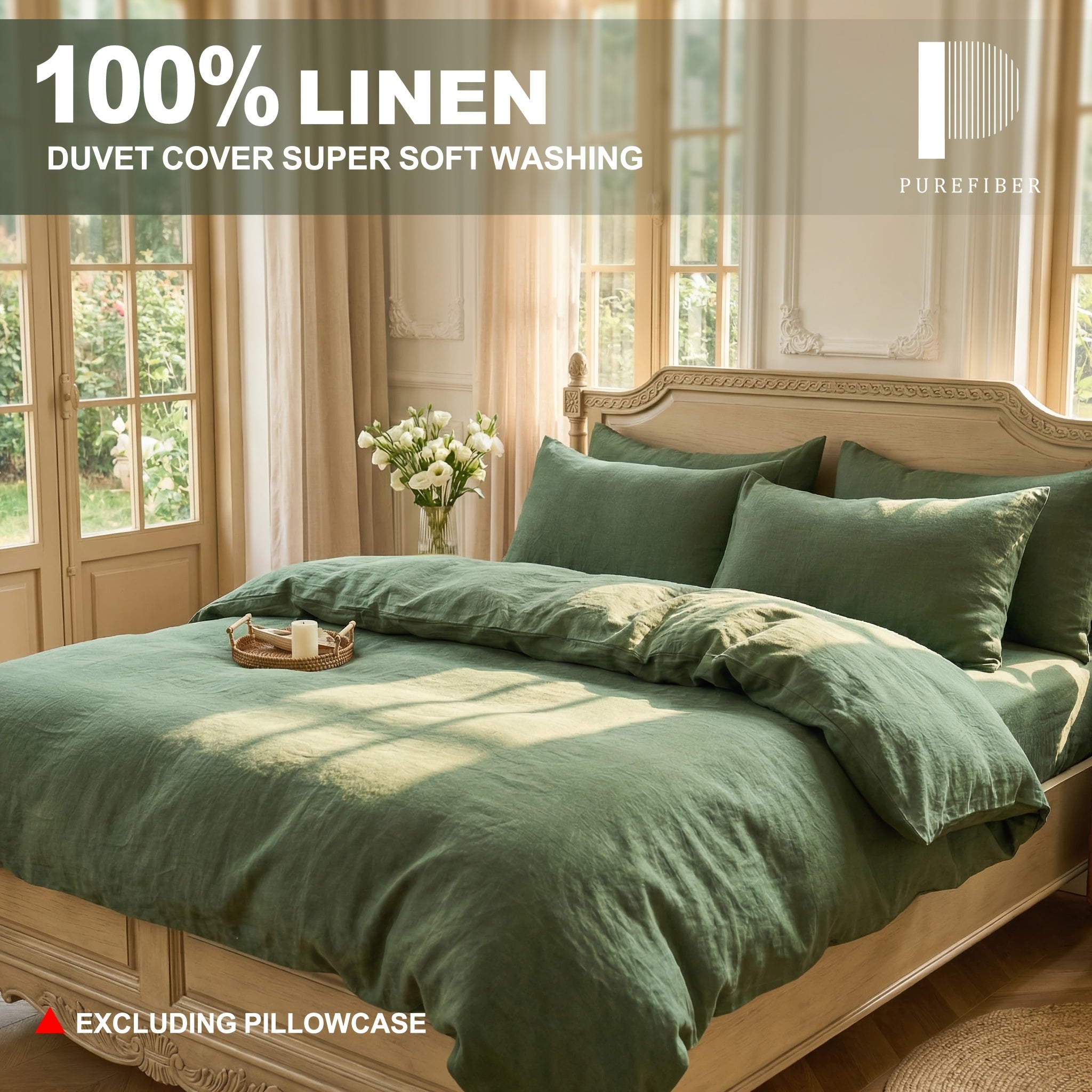 1 Housse de couette 100 lin  Oeko Rafrachissante et respirante Fermeture boutonne Douce et respirante Idale pour toutes les saisons Cadeau parfait pour les mariages le Nouvel An et les ftes  Style traditionnel Lavable en machine Tissage uni