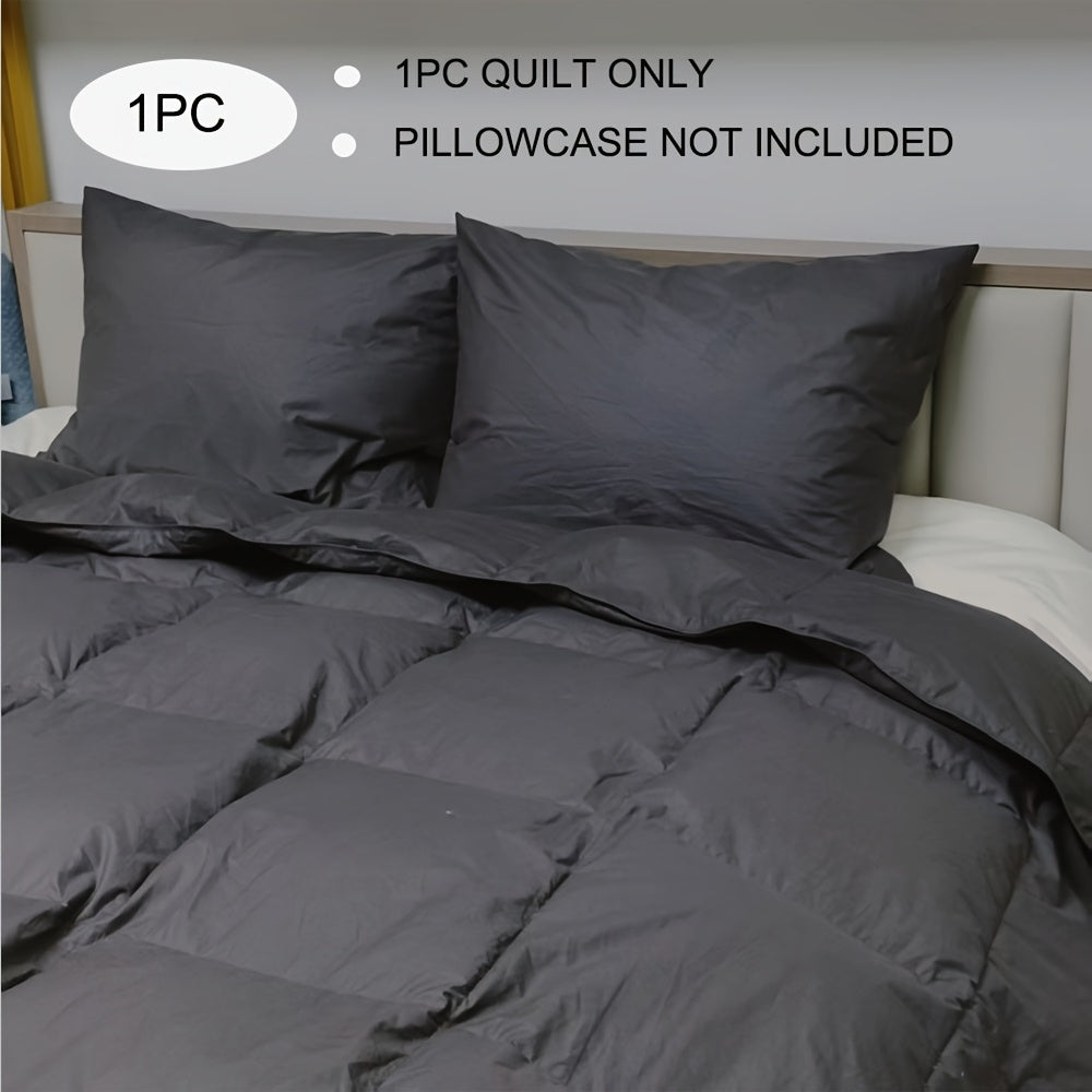 1pc Couette paisse et Chaude en Plumes Blanches et Grises pour AutomneHiver avec 40 de Duvet de Canard Blanc et 60 de Plumes de Canard Blanc Douce et Moelleuse Haut de Gamme et lgante Adapte  Plusieurs Tailles de Lit 135cm x 200cm  531in x 7